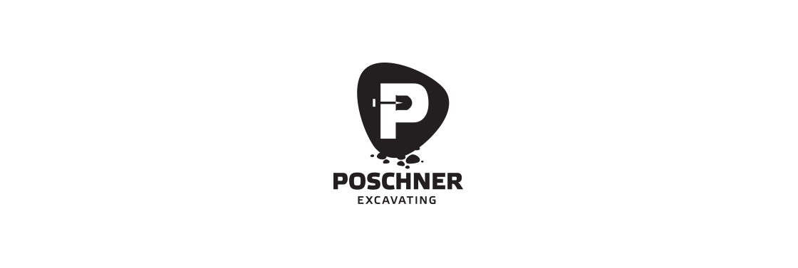 Логотип для компанії «Poshner Excavating»